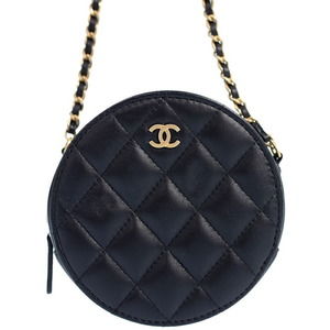 Chanel Matelasse Round Mini Chain Shoulder Bag